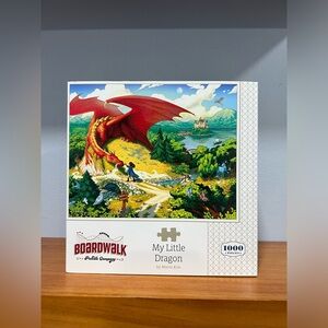 BOARDWALK PUZZLE COMPANY NIB My Little Dragon Maria Kim 1000 Pc Fantasy Jigsaw
